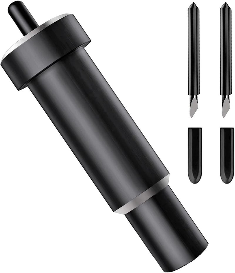 Niantime Deep Cut Blade and Housing Compatible with Cricut Maker, Replacement Deep point Blade Compatible with Air2/ Air3/ Maker/Maker 3 Cutting Machine (2 Deep Cut Blades & 1 Housing) - Image 1